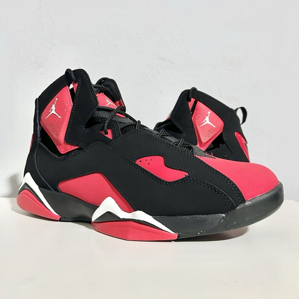 Air Jordan True Flight “Black University Red” Men’s Size 11.5 Lifestyle Sneakers